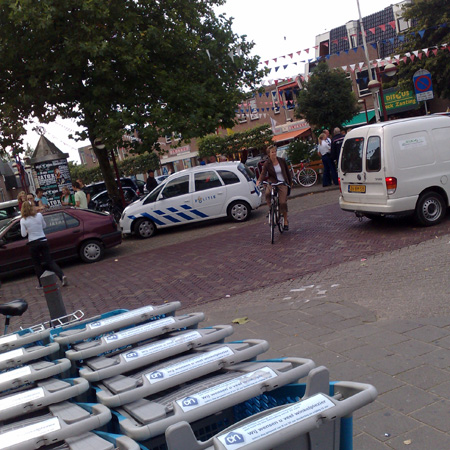 Aanrijding fiets-voetganger aanrijding 