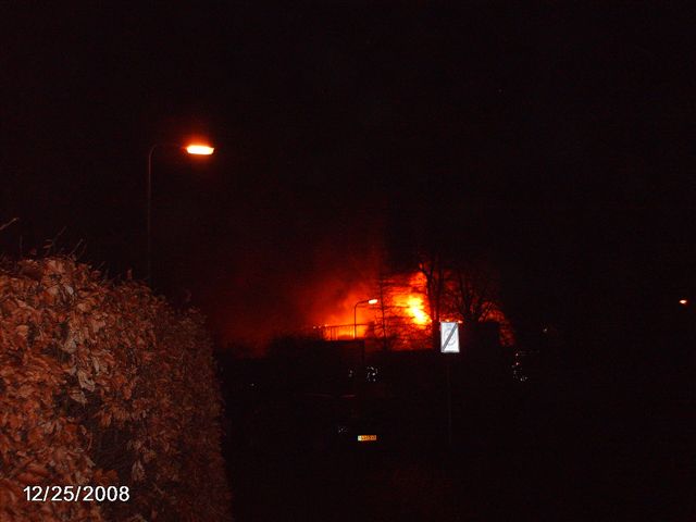 Brand bij Hogeslag brandweer 