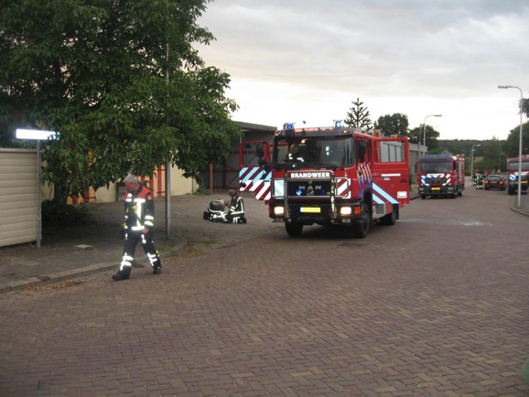 Brand in oude pand Dolf Moed brandweer 