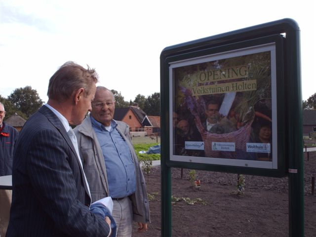 Feestelijke opening volkstuintjes 