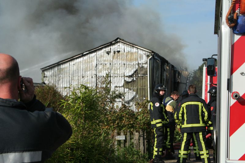 Grote brand aan Sangeldijk brandweer 