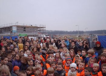 Eerste steen nieuwe Holterenkschool holterenkschool 