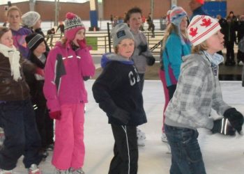 obs de Haarschool op de schaatsen haarschool 