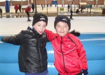 obs de Haarschool op de schaatsen haarschool 