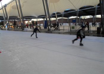 obs de Haarschool op de schaatsen haarschool 