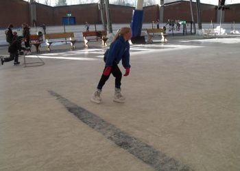 obs de Haarschool op de schaatsen haarschool 