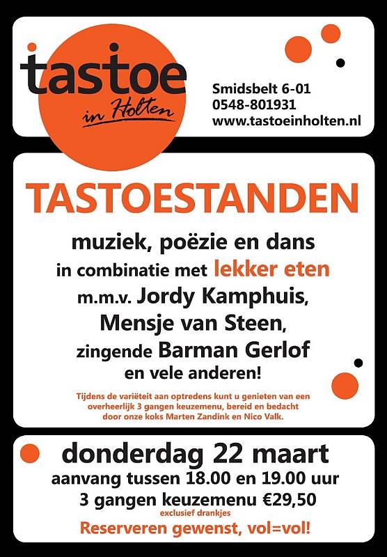 Tastoestanden bij Tastoe tastoe 