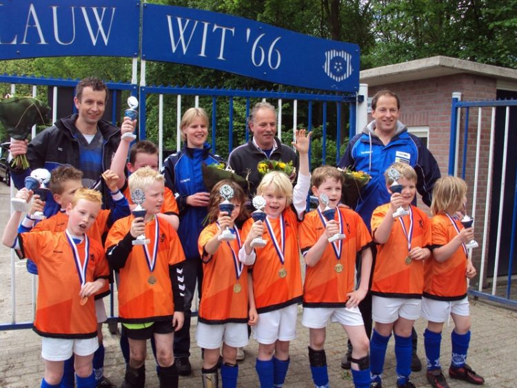 Blauw wit F3 Kampioen blauwwit 