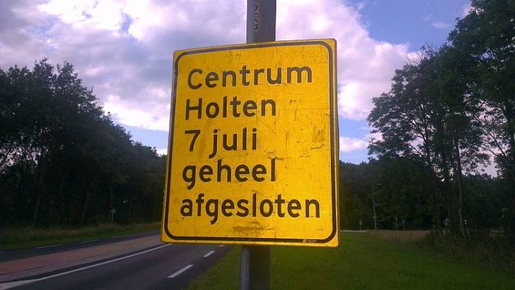 Centrum Holten afgesloten wegens triathlon triathlon 