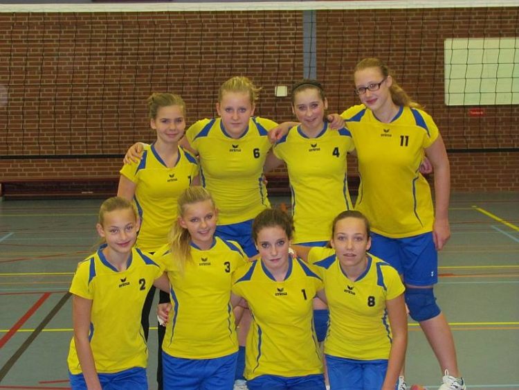 Volleybal meiden C1 Mintonette op titelkoers mintonette 