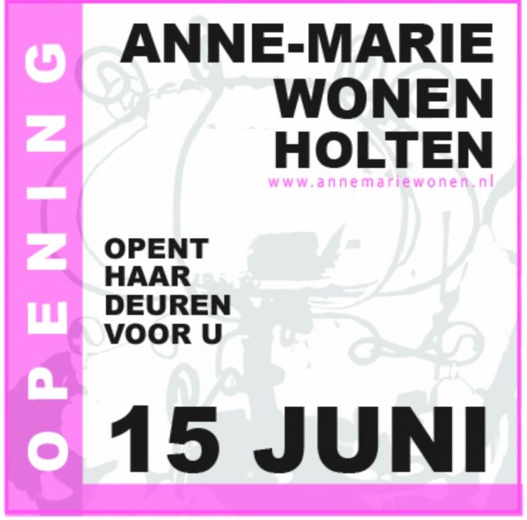 Opening nieuwe winkel Anne-Marie Wonen, zaterdag 15 juni 