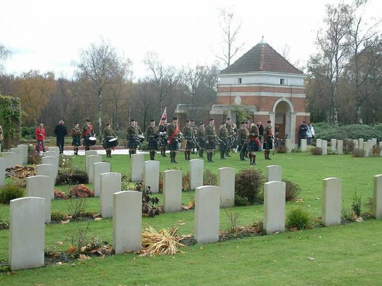 Remembrance day canadese begraafplaats 