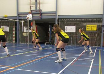 Dames 1 vechtend ten onder mintonette 