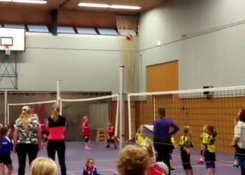 Dames 1 vechtend ten onder mintonette 