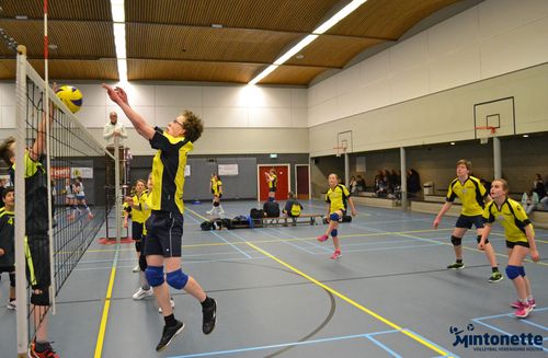 JC1 Mintonette pakt koppositie mintonette 