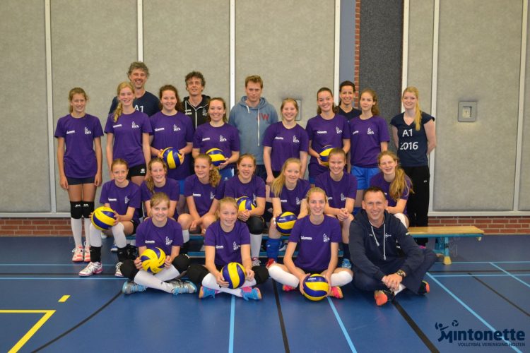 Mintonette A1 trainingsweekend samen met team uit het westen mintonette 