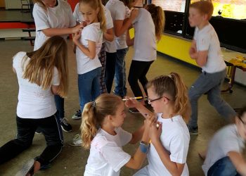 Kleurrijk eindfeest groep 8 de Haarschool haarschool 