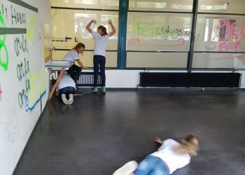 Kleurrijk eindfeest groep 8 de Haarschool haarschool 