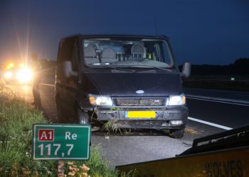 Ongeval op de A1 tussen Holten en Bathmen 