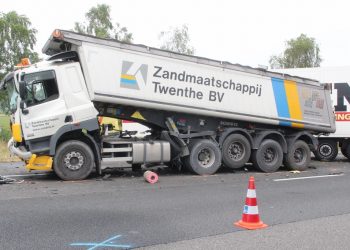 Chaos in Holten en omliggende plaatsen door ongeluk A1 aanrijding 