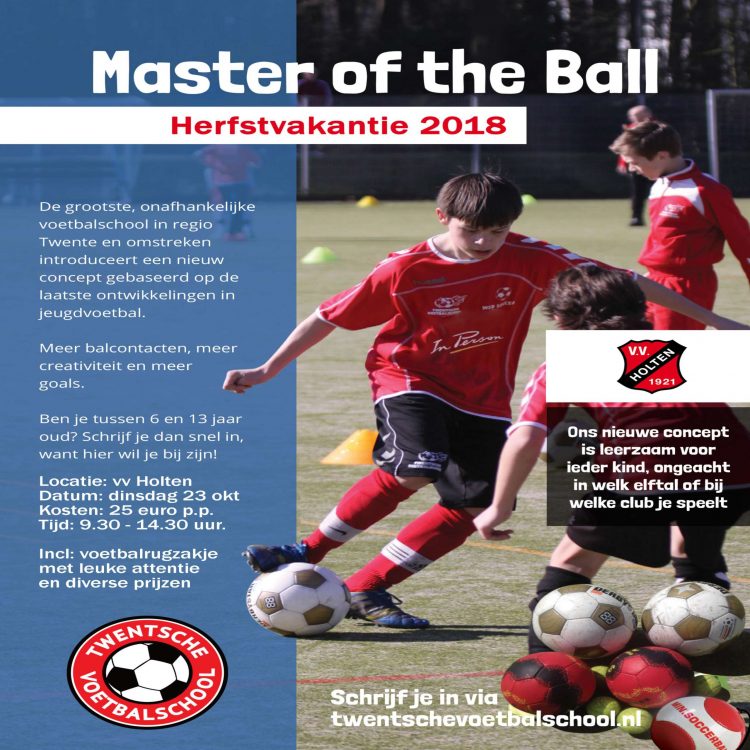 Master of the Ball, 23 oktober bij VV Holten vvholten 