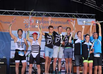 Fitnessoccasions en Bike Totaal Bloemendal winnaars bedrijventriathlon triathlon 