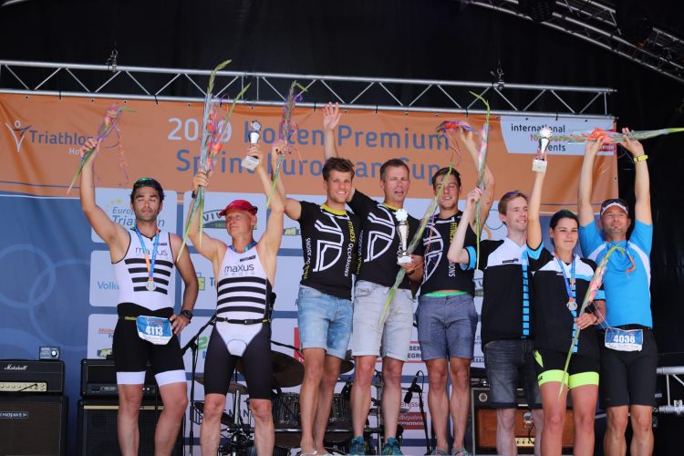 Fitnessoccasions en Bike Totaal Bloemendal winnaars bedrijventriathlon triathlon 