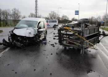 Gewonde en ravage bij ongeval op de N332 