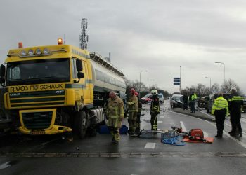 Gewonde en ravage bij ongeval op de N332 