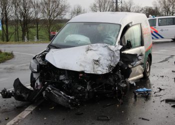 Gewonde en ravage bij ongeval op de N332 