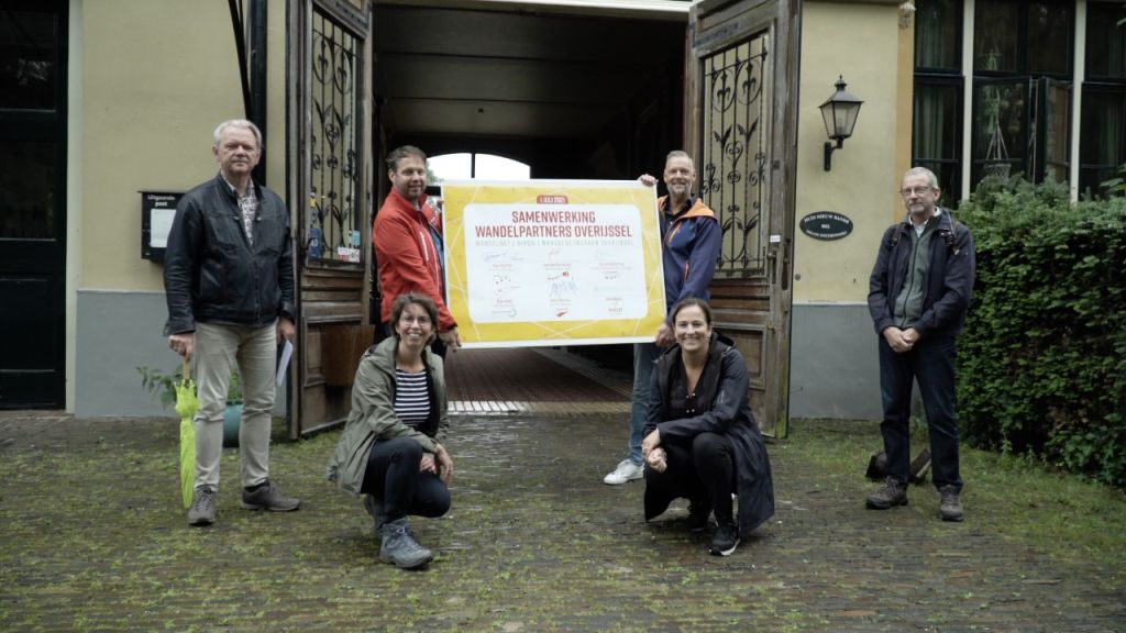 Eenduidige markering voor wandelaars in Overijssel 