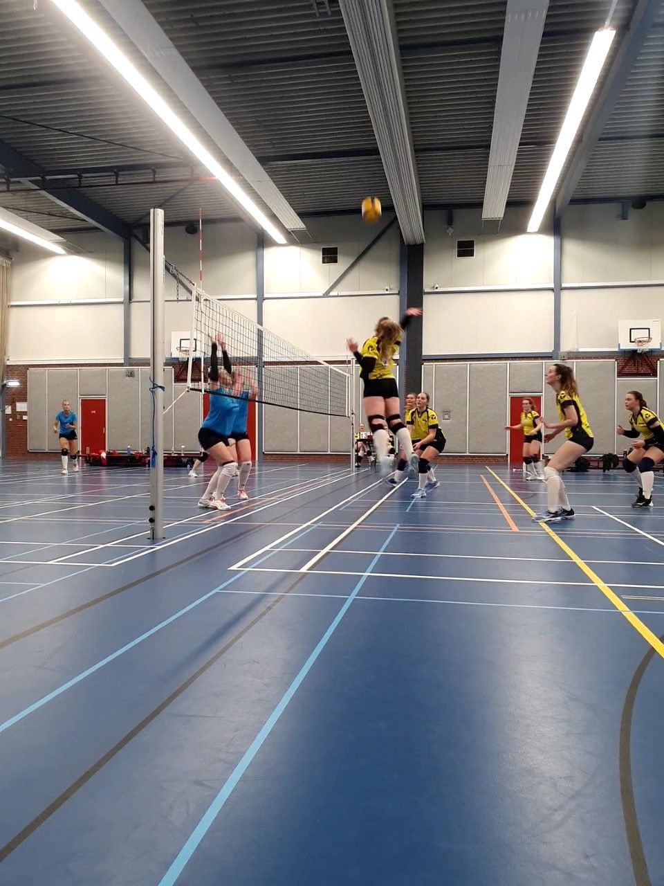 Leerzame oefenwedstrijd Mintonette dames 1 mintonette 