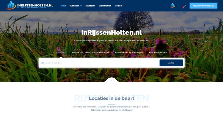 Nieuwe website inRijssenHolten vervangt Holtense Index 