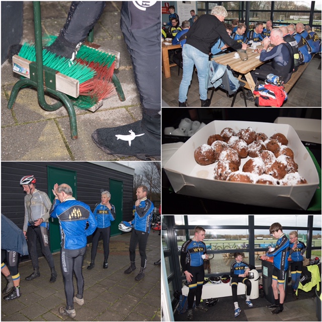 Succesvolle oliebollentocht Wielervereniging Holten /Jaarafsluiting en vooruitkijken naar 7 januari Beemd en bergtoer wielervereniging snorrewind 