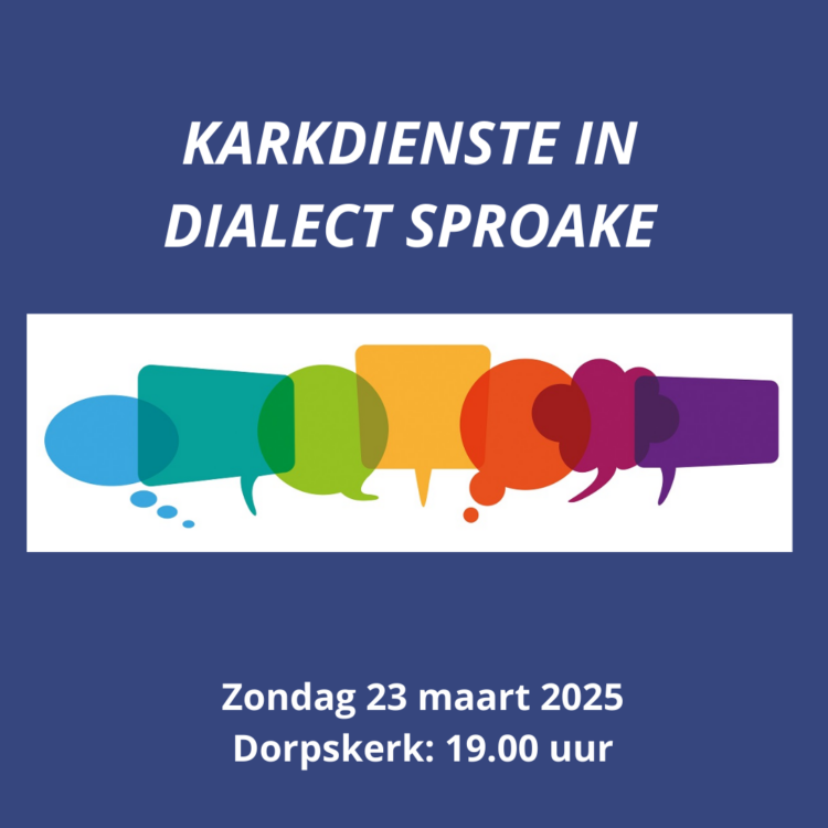 Kerkdienst in het dialect 