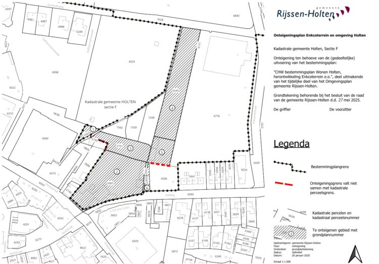 Plan voor onteigening gronden binnen bestemmingsplan Enkcoterrein ter inzage gemeente 